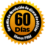 Garantía de devolución de dinero de 60 Días Menos P&M